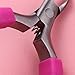 Beauty Smart Stainless Cuticle Nail Clippers (Pink)