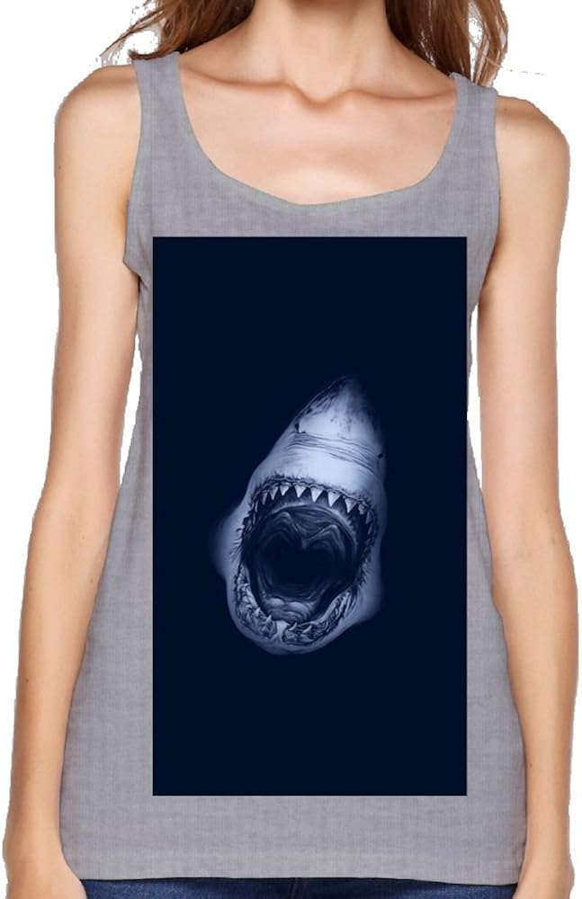 RttYUU Shark Custom Women's Tank Top-Model Sleeveless T Shirt