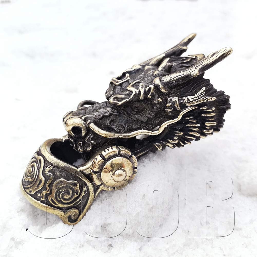 CooB EDC Hand-Casted Paracord Buckle Shackle Bead Dragon. Luxury Paracord Buckles Shackles Beads Locks for Cusom Bracelets Making 1pcs/Lot (Dragon) : Sports & Outdoors