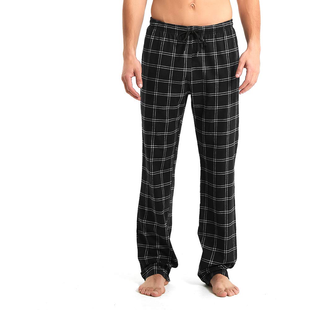 Buy Idtswch 32/34/36/38 Long Inseam Men's Big & Tall 100 Cotton Plaid