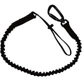 RNR 15lbs Swiveling Tool Tether 34&Prime;-58&Prime; - Prevent Hazards by Keeping Tools Securely Attached while allowing Full Freedom of Movement