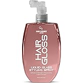 Hair Chemist Hair Gloss Liquid Glass Styling Spray 8 oz. - Detangling Anti Frizz Hair Products, Hair Gloss Spray, Shine Mist for Hair