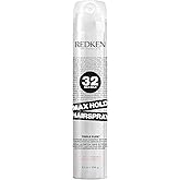Redken Triple Pure 32 Extreme High Hold Hairspray For All Hair Types, Anti Frizz and Neutral Fragrance