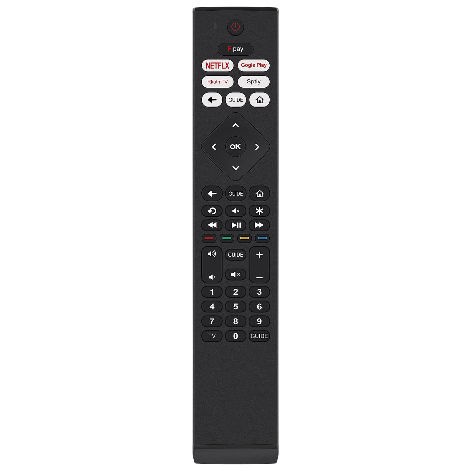 VINABTY EN3A38 Replace Infrared IR Remote Control Fit for Hisense TV R50B7120UK R55B7120U B7120 R43B7120UK