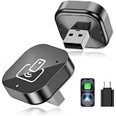 MagKeep 2026 Wireless CarPlay &amp; Android Auto Adapter &ndash; 2-in-1 Plug &amp; Play Dongle, Converts Wired to Wireless, Auto Reconnect, Low Latency, for iOS 10+ &amp; Android 11+ with Factory Wired CarPlay