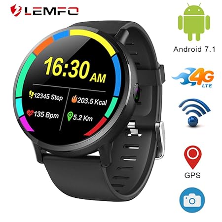LEMFO LEM X - Ip67 Resistente al Agua Android 7.1 4G Reloj ...