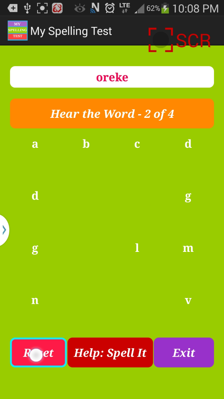 My Spelling Test App on Amazon Appstore