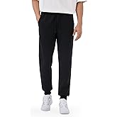 K-Swiss Men's Sweatpants with Pockets - Lightweight & Breathable Joggers for Men, Cuffed Track Pants for Casual Lounge