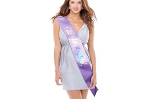 Bride to Be Sash, Purple Bridesmaid Sashes Bride Sash Bachelorette Party Decorations for Bridal Shower Party Favors Wedding E