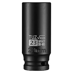TUZkozs 1/2-Inch Drive 23mm Deep Impact Socket with