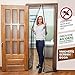 Magnetic Screen Door-Mesh Curtain-Fly Screen Doors- French Door Screen-Mosquito Out- Fits Door Openings up to 39x82 inch - Toddler and Pet Friendly