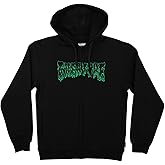 Creature Skateboards Hoody Hesher Flame Zip Black