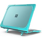 Batianda Heavy Duty Case for 13.8 inch Microsoft Surface Laptop 2024 (7th Edition) with Fold Kickstand Includes Keyboard Cover Screen Protector - Shockproof Stylish & Durable Protective Cover, Blue