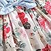 Girls Dress, Princess Dresses Sleeveless Denim Tops Floral Tutu Skirts (1-2 Years)