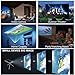 PTVDISPLAY Pocket Portable Mini Projector, 1080P Pico Bluetooth Video Wifi DLP Projector Full HD Support Android 7.1 System HDMI USB TF Card for Home Cinema , Wireless Display for Iphone Home Projectothumb 1