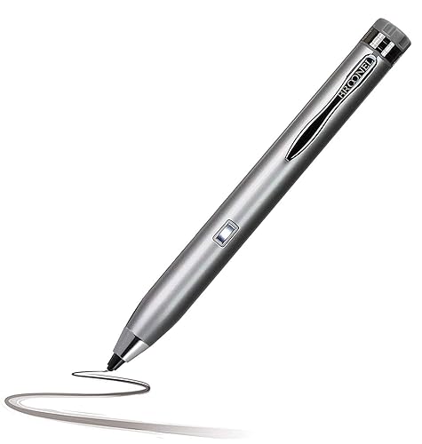 Broonel Silver Fine Point Digital Active Stylus Pen Compatible