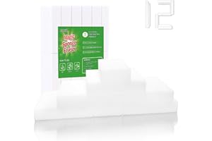 Magic Melamine Sponge Eraser, 12 Pack 2X Density Magic Cleaning Erasers in Bulk Extra Durable & Long Lasting, Multi-Functiona