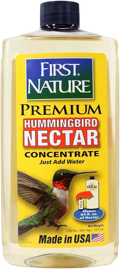 Amazon Com First Nature 3052 Clear Hummingbird Nectar 16 Ounce