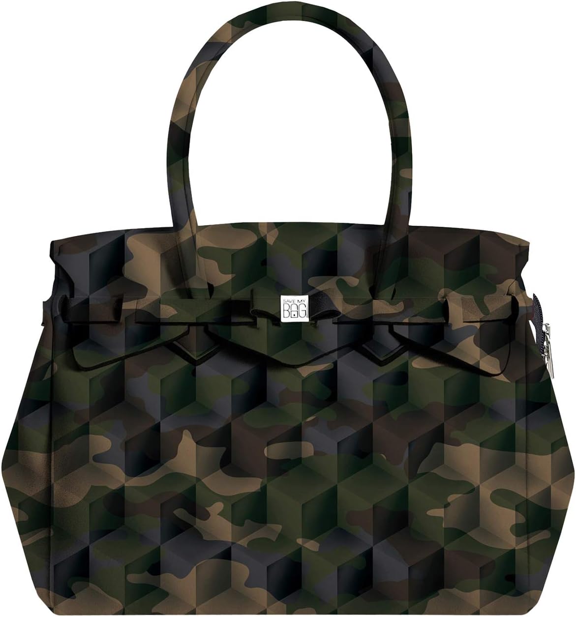 Save My Bag Miss Plus Women's Khaki Camo Handbag Green