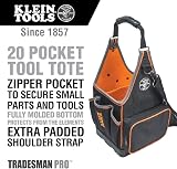 Klein Tools 554158-14 Tradesman Pro Tote 20 Pockets 1680d Ballistic Molded view 2