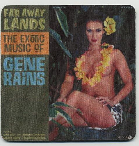 Gene Rains Record Album Coaster Set of 4 - Far Away Lands