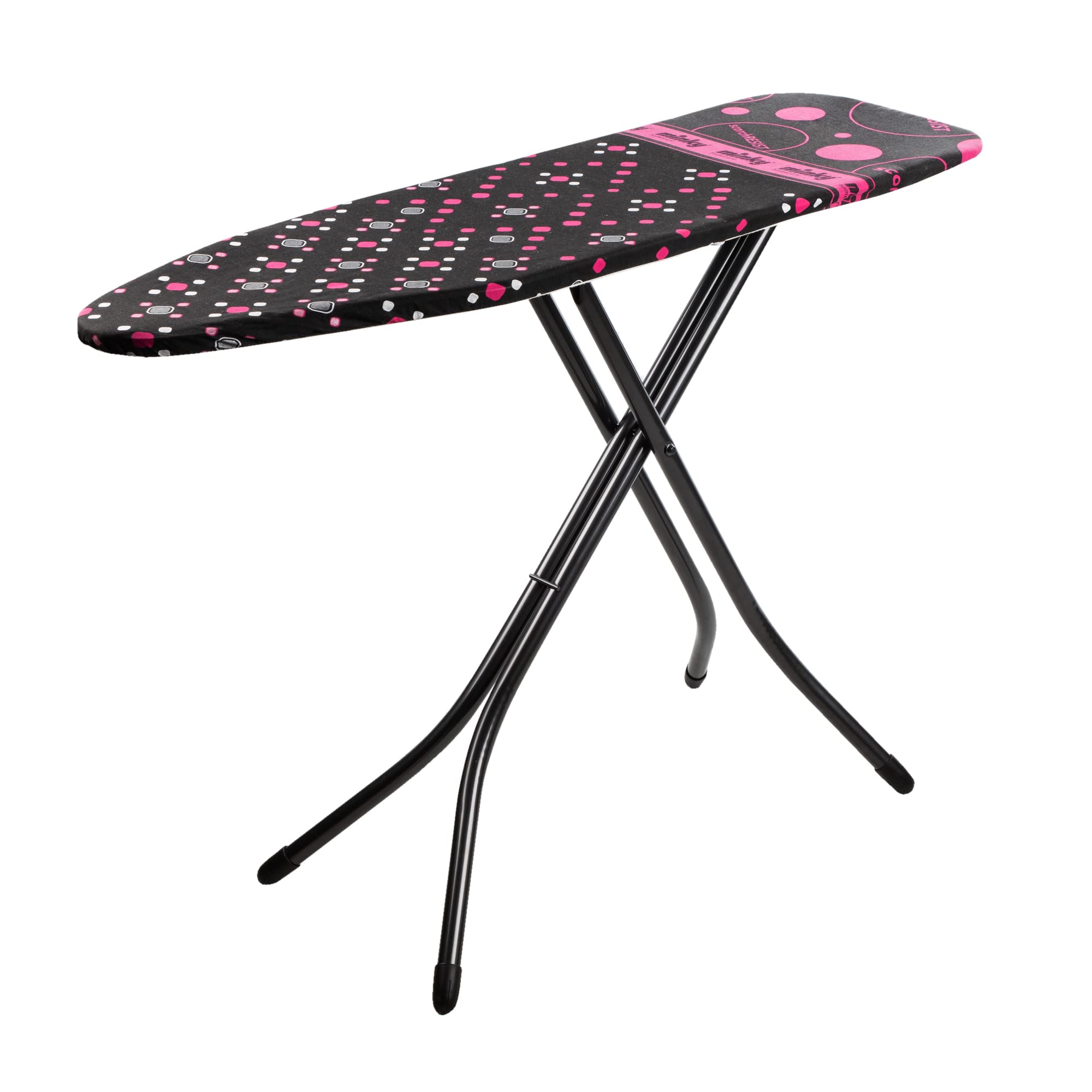 Minky Hot Spot Ironing Board | Made in UK | Freestanding Ironing Board with Premium Cover and Pad Featuring Scorch Resistant Iron Parking Zone - 48