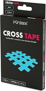Kintex Cross Tape - 3 Sizes, 3 Colours, Kinesiology & Acupuncture Plaster view 2