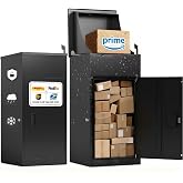KAER Outdoor Anti-Theft Package Box, Weatherproof Lockable Parcel Drop Box