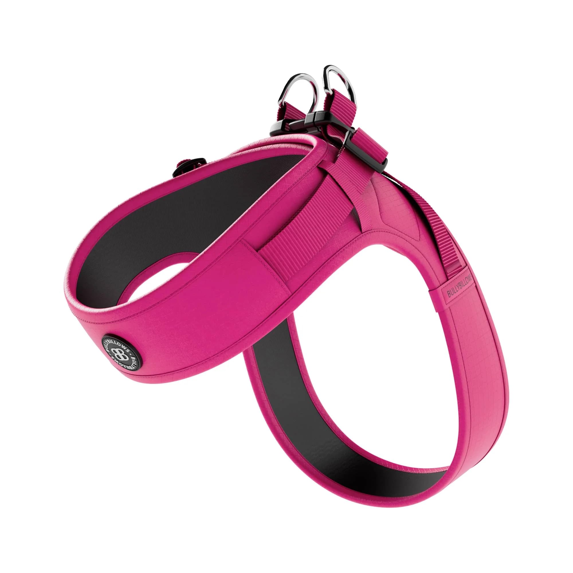 BullyBillows Boomerang Harness | Non-Restrictive Lightweight Dog Harness | Simple To Take Slip On & Off | Premium Quality Dog Harness With Hook and Loop Strap | Carminerose M