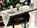 Vintage Lace Tablecloths Table Runner 30 x 120 inch, White Lace Table Runner for Wedding Bridal Shower Decoration, Lace Tablecloth for Wedding Table Reception, Baby Shower Christmas Table Decoration