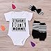 Vovotrade 3PCS Outfit Set Newborn Infant Baby Girl Clothes Romper+Leg Warmers+Bow Headband (3M, White)