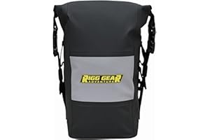 NELSON-RIGG Nelson Rigg Waterproof Hurricane RiggPak Crash Bar/Tail Bag. Can Also Attach as a MOLLE Bag
