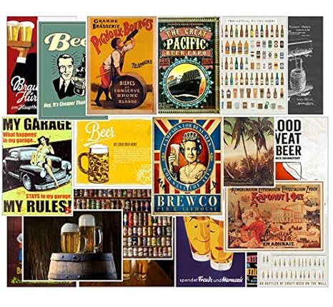 ZJJHX Pegatina de Cerveza para Guitarra Maleta Nevera Pegatinas ...