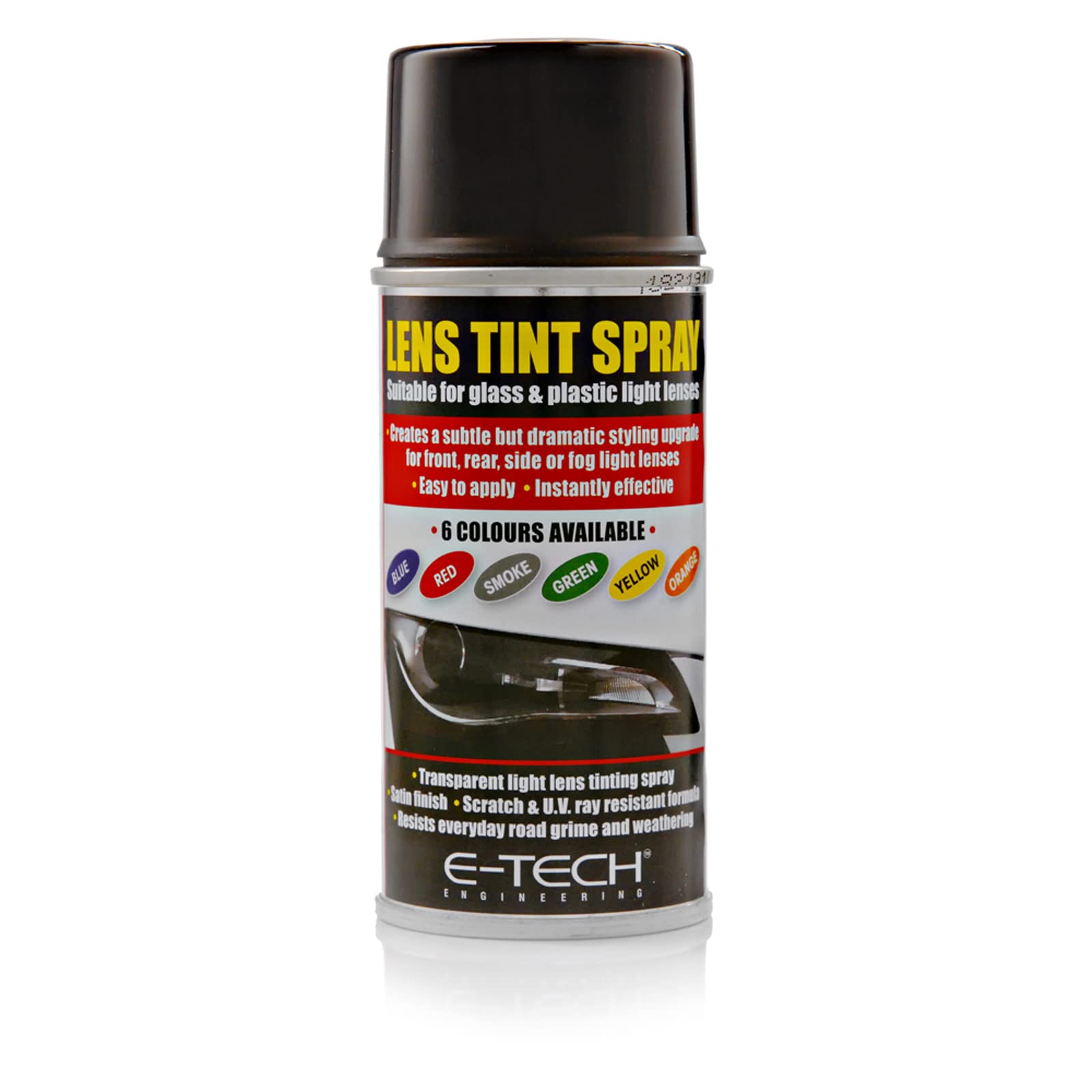 E-TECH ELS150-SMOKE Lens Tint Spray - 150ml