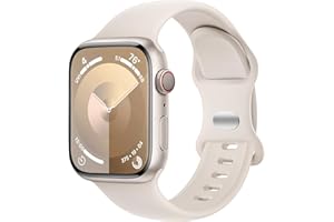 DaQin Sport Band Compatible with Apple Watch Bands 40mm 41mm 42mm 44mm 45mm 46mm 49mm 38mm Women Men, Soft Silicone Waterproof Wristband Strap for iWatch Band Series 11 10 9 8 7 6 5 4 3 2 1 SE Ultra