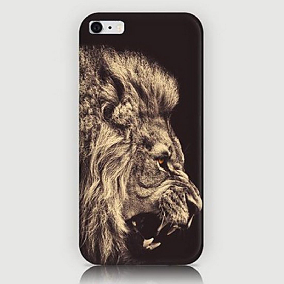 Inonler Roaring lion African grassland animal Pattern case(iPhone 7,black)