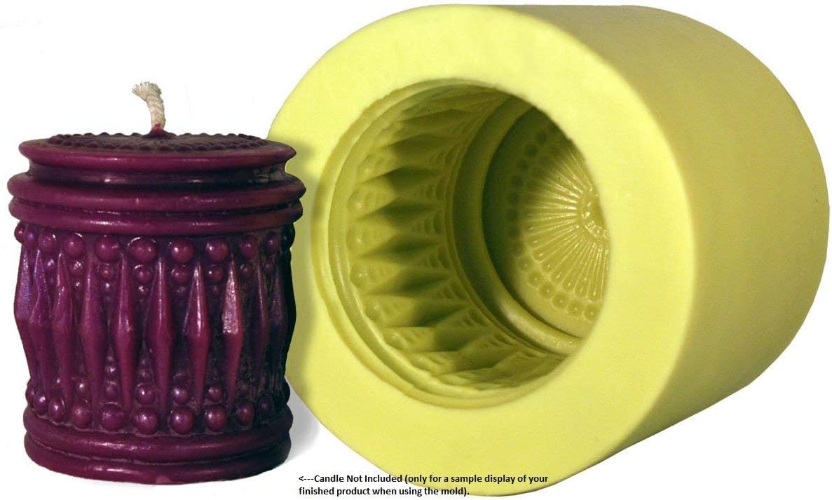 Mann Lake "Crystal Cylinder" Candle Mold