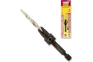 IVY Classic 09066#6 9/64" Countersink Tapered Drill Bit, M2 HSS, 1/Card