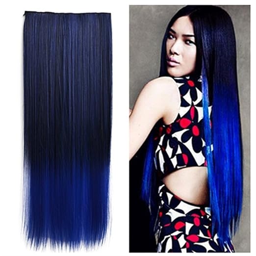  blue hair extension