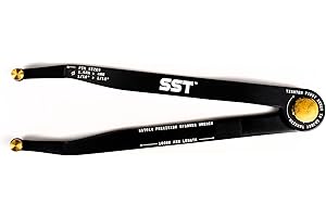 STUPID SIMPLE TOOLS SST® - Precision Spanner Wrench – For Obscure Hardware & Fasteners – Includes 12 Metric & Imperial Steel Pin Sizes – Adjustable Tension – 160mm Arm – 180° Movement – With Storage Case