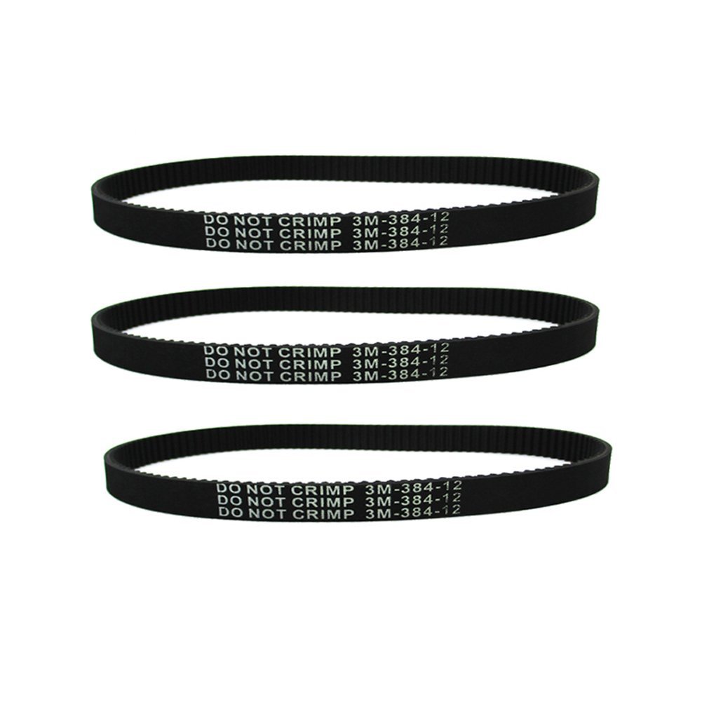 TCMotor 3pcs/Pack 3M38412 Transfer Drive Belt For Electric EBike Scooter Pulse Charger City