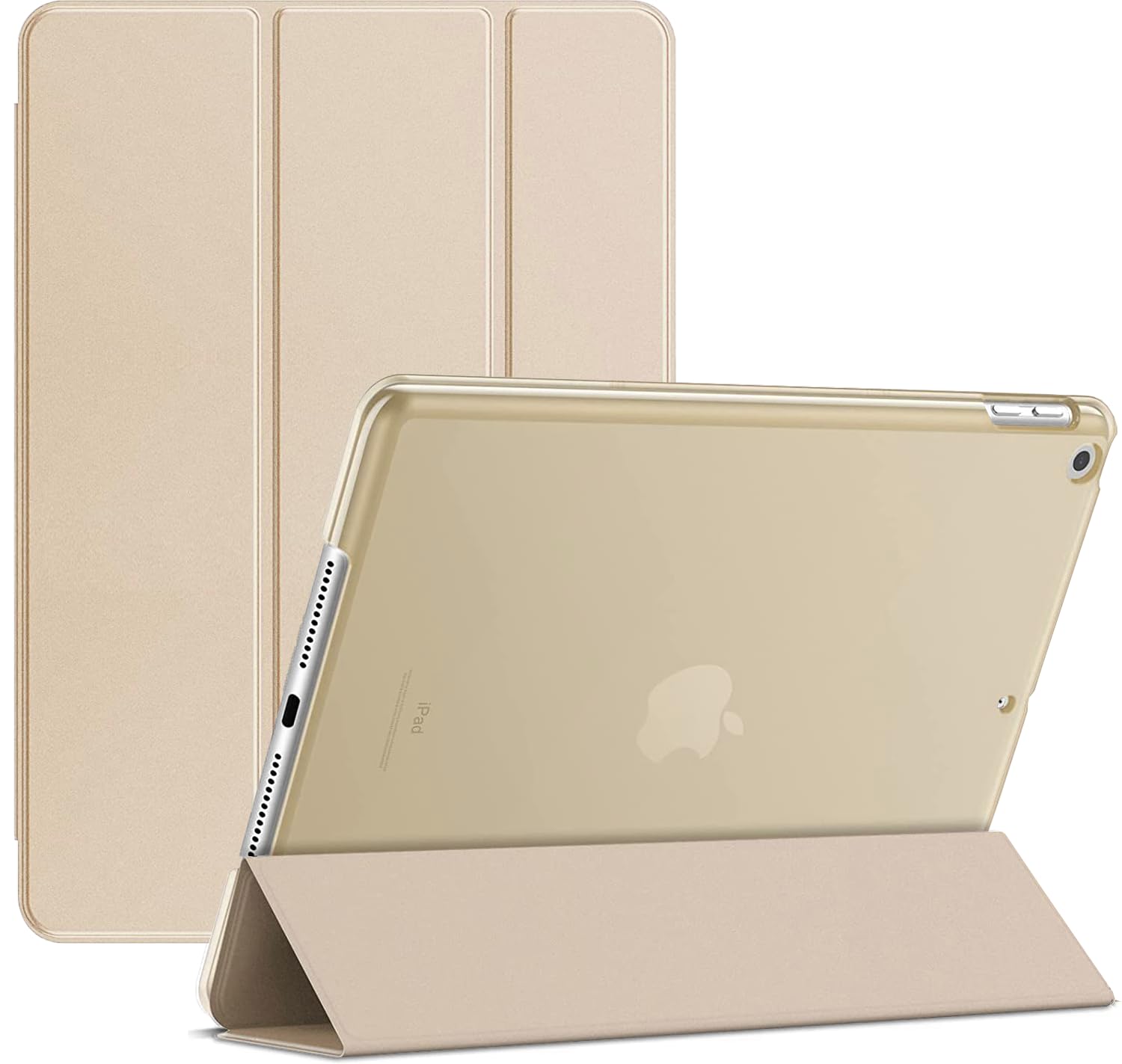 Smart Magnetic Stand Case Only For Apple iPad Mini 1st/ 2nd and 3rd Generation Released in Year 2012/ 2013 and 2014 (Gold)