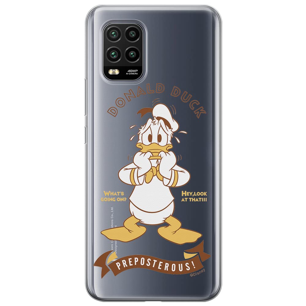 ERT GROUP mobile phone case for Xiaomi MI 10 LITE original and officially Licensed Disney pattern Donald 004 optimally adapted to the shape of the mobile phone, partially transparent — image 1