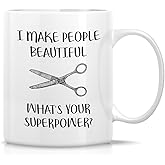Retreez Funny Mug - I Make People Beautiful Hairstylist Hairdresser 11 Oz Ceramic Coffee Mugs - Funny, Sarcasm, Sarcastic, Inspirational birthday gifts for friends, coworkers, siblings, dad, mom