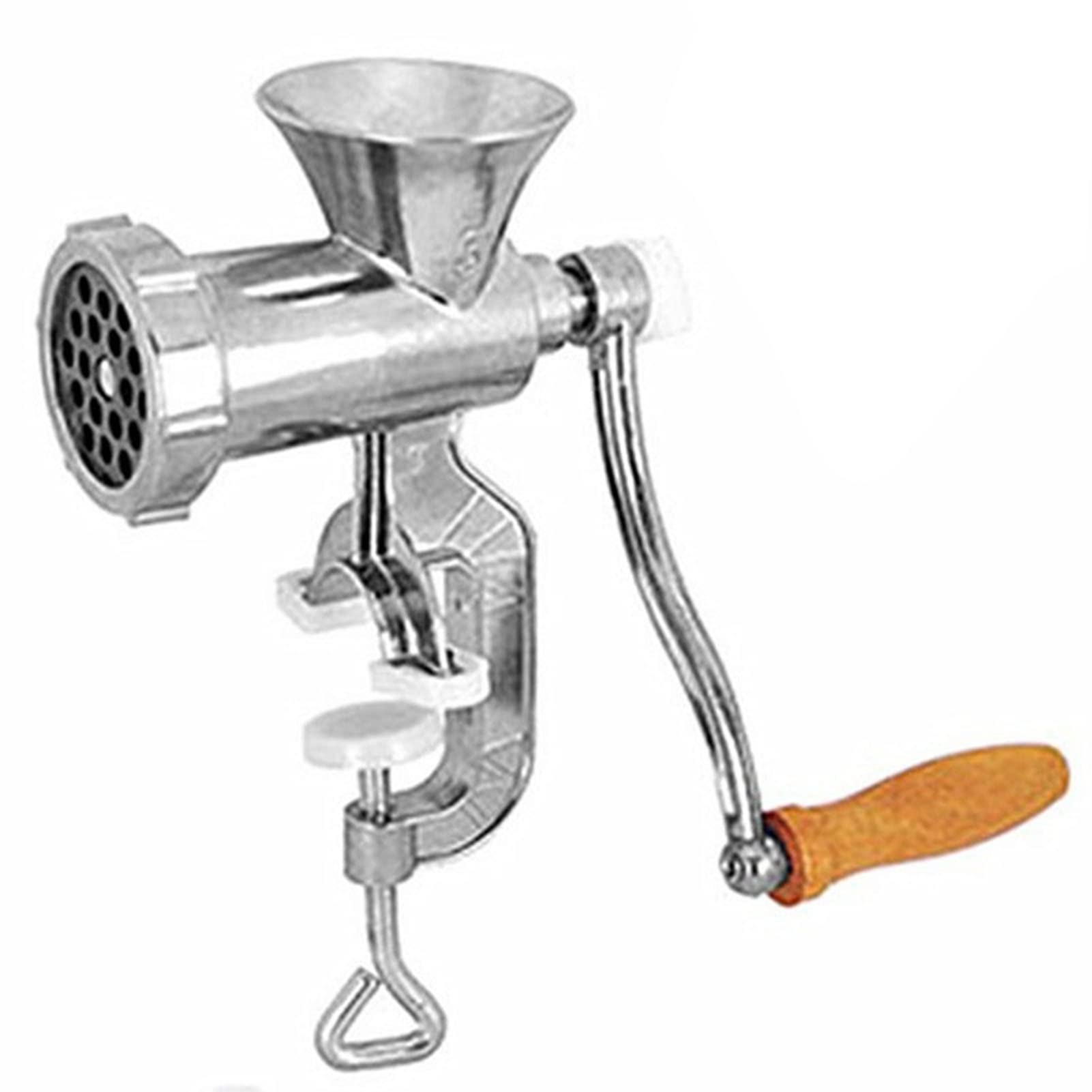 Photo 1 of **missing parts** Gavigain Manual Meat Grinder, Stainless Steel Hand Crank Meat Vegetable Grinding Machine, Heavy Duty Manual Meat Grinding Machine for Homemade Burger Patties, Ground Beef and More