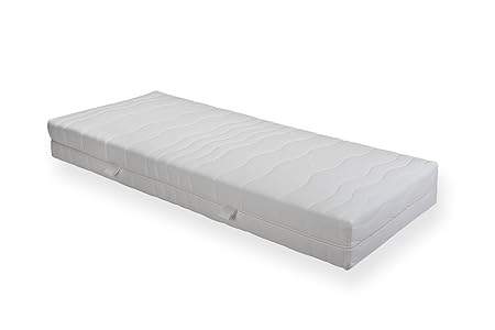 Interbett M300303 orthopädische 7-Zonen Taschenfederkern-Matratze Ergostretch TFK 140 x 200 cm H4 gut getestet, Aloe Vera, 2 