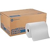 enMotion Georgia‑Pacific (by GP PRO) 10 in 800 Linear Feet Paper Towel Roll, White, 6‑Roll Case Paper Towel Rolls, 89460