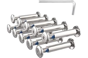 10 PCS Skating Screws Inline, Inline Skate Replacement, Inline Skate Skating Screws, Skates Wheel Axles Hardware Accessory, R