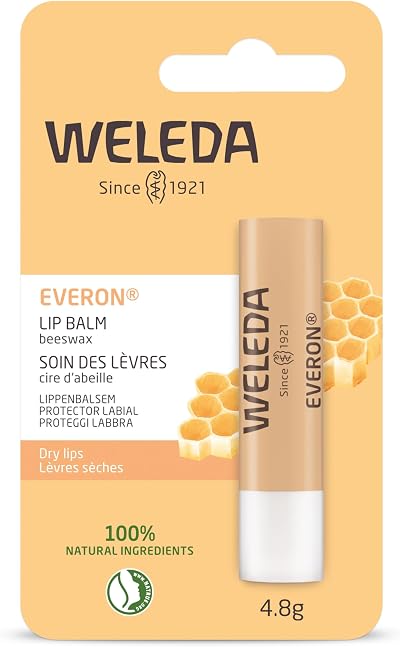 Weleda Everon Lip Balm Jojoba Oil Nourishing Treatment 4.8g Natural Organic