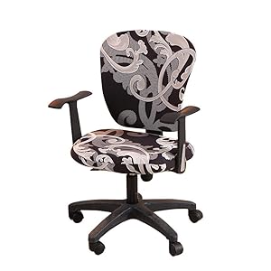 Baiancy Spandex Computer Office Chair Cover Stretchable Rotate Swivel Chair Covers